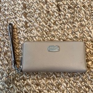 Gray Michael Kors Wallet Wristlet